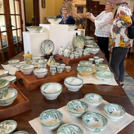 ceramics on a table